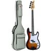 Full Size Beginner 4-String Electric Guitar Bass Guitar w/ Padded Case - Thumbnail 1