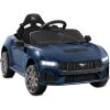 12V Kids Ride-On Car Officially Licensed Ford Mustang w/ Remote, 2 Speeds - Thumbnail 1