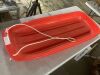 48in Kids Toboggan Snow Sled Board w/ Pull Rope, Curved Edges - Thumbnail 2