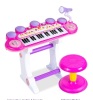 37-Key Kids Electric Keyboard w/ Microphone, Stool - Thumbnail 1