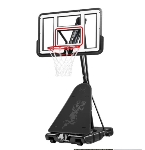 Adjustable 4.4-10ft Basketball Hoop, w/ Shatterproof Backboard, Ball Return - Lot 134