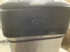 iTouchless 13 Gal. / 49 Liter Stainless Steel Household Metal Trash Can with Sensor Lid, Odor Filter and Pet-Proof Lid Lock - No Power Adapter - Thumbnail 4