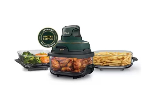 Ninja Crispi 4 Qt. Portable Glass Air Fryer - Lot 817JF