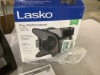 Lasko Pivoting 11.2 in. 3 Speed High Velocity Blower Fan for Home, Job Site in Gray, 375 CFM, 2 120V Outlets, Circuit Breaker - Thumbnail 5