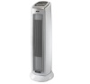 Lasko Oscillating Ceramic Tower Space Heater for Home with Overheat Protection, Timer, 22.5 Inches, Silver - Thumbnail 1