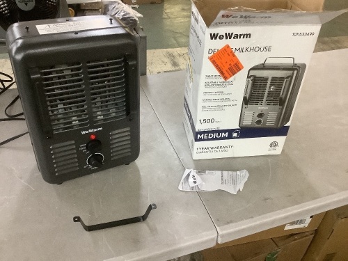 WeWarm Deluxe Milkhouse Utility Heater - Lot 863JF