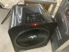 Vornado Forced Air Velocity 5 Whole Room 1500-Watt 5118 BTU Electric Space Fan Electric Heater Furnace, Black - Thumbnail 2