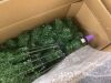 7.5' Pre-Lit Artificial Green Spruce Christmas Tree, w/Easy Assembly - Thumbnail 3