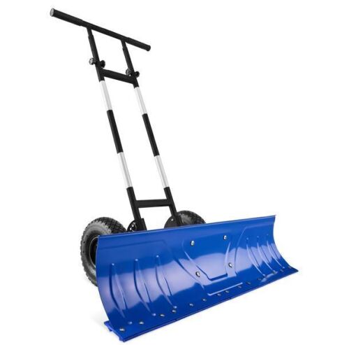 Galvanized Blade 2-Wheel Snow Pusher w/ Adjustable Handle - 36in - Lot 236