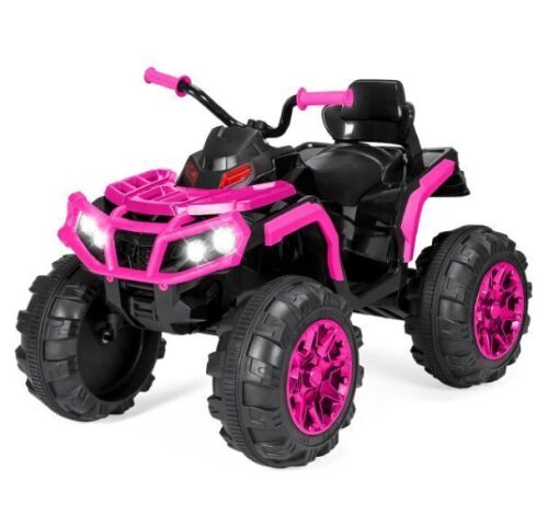 12V Kids Ride-On 4-Wheeler Quad ATV Car w/ 3.7mph Max, Bluetooth, Headlights - Lot 81