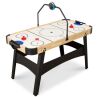 Air Hockey Game Table w/ LED Lights, Scoreboard, Powerful Motor - 54in - Thumbnail 1