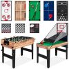 13-in-1 Combo Game Table Set w/ Ping Pong, Foosball, Basketball, Air Hockey - Thumbnail 1