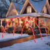 VIHOSE 10ft Christmas Candy Light Arch LED - Thumbnail 1
