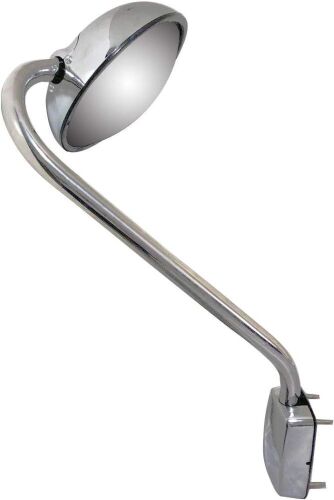 Stainless Steel Hood Mirror Driver Left Side Fit Kenworth T680 Peterbilt 579 587 - Lot 758
