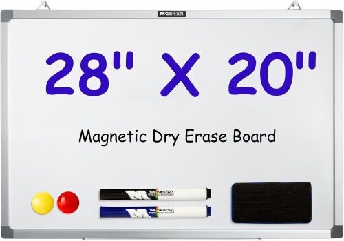 Magnetic White Board, 28” x 20” - Lot 766