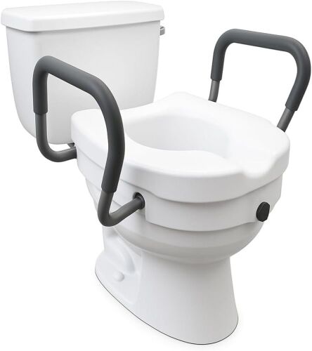 Carex EZ Lock Raised Toilet Seat - Lot 569