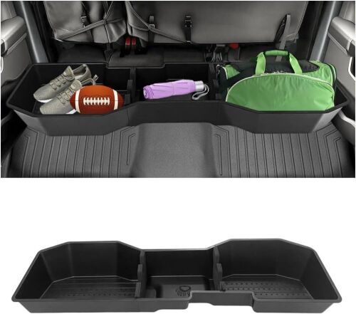 Under Seat Storage for 2007-2018 Chevy Silverado 1500/GMC Sierra 1500 2007-2019 2500HD 3500HD Crew Cab - Lot 560