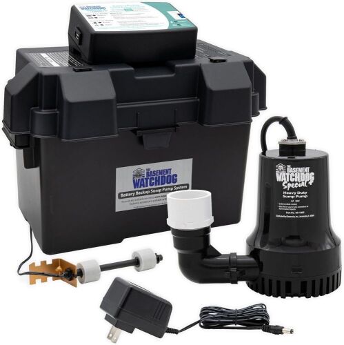 The Basement Watchdog Special CONNECT Battery Backup Sump Pump System - Lot 86