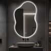 Irregular LED Lighted Vanity Mirror 48" x 30" - Thumbnail 1