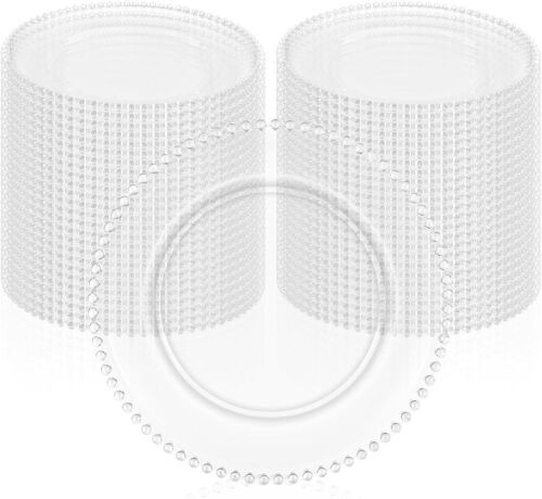 Clear Charger Plates, 50 pc - Lot 583