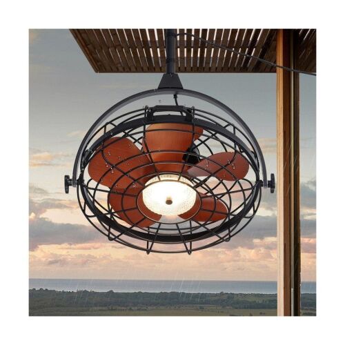 23" Waterproof Outdoor Ceiling Fan with Light - Lot 183