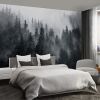 Misty Forest Landscape Large Wall Mural, Peel and Stick, 108" x 157" - Thumbnail 1