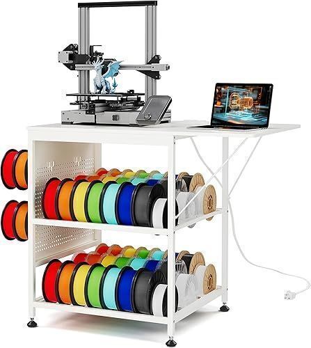 3D Printer Stand with Filament Storage - Lot 386