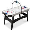 Air Hockey Game Table w/ LED Lights, Scoreboard, Powerful Motor - 54in - Thumbnail 1