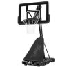 Adjustable 4.4-10ft Basketball Hoop, w/ Shatterproof Backboard, Ball Return - Thumbnail 1