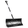 24" Snow Pusher, Heavy Duty Hand Plow - Thumbnail 1
