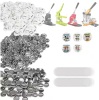 Vevor 1 in. (25 mm) Button Badge Parts Supplies for Button Maker Machine 500 Sets - Thumbnail 1