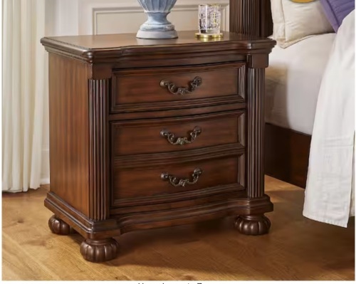 Signature Design by Ashey Lavinton Brown 2 Drawer 29 in. W Nightstand - Lot 34JF