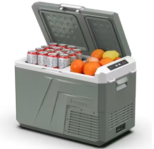 Alpicool 34 Qt. Portable Refrigerator Car Fridge 12-Volt Fridge -4~68°F Portable Freezer Electric Cooler - Lot 40JF