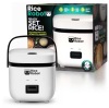 Rice Robot 4-Cup (1L) White Space Saving Rice Cooker with Ceramic Nonstick Inner Pot - Thumbnail 1