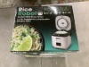 Rice Robot 4-Cup (1L) White Space Saving Rice Cooker with Ceramic Nonstick Inner Pot - Thumbnail 2