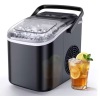 Euhomy 8.5 in. 26 lb. Bullet-Shaped Countertop Portable Ice Maker in Gray with 2-Ice Sizes , 6 min/8-Pieces, Auto-Cleaning - Thumbnail 1