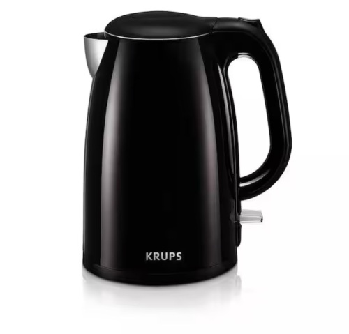 Krups 6-Cup Stainless Steel Cordless Electric Kettle with Automatic Shut-Off - Lot 951JF