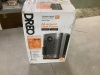Dreo 1500W 10 in. Compact Ceramic Convection Electric Space Heater w/Remote 70° Osc 3-Heat Levels in Silver - Thumbnail 2