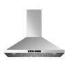 Vikio 36 in. 500 CFM Ductless Convertible Wall Mount Range Hood in Stainless Steel with LED Lighting, Filter and Touch Control - Thumbnail 1