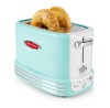 Nostalgia Retro 900 W 2-Slice Aqua Wide Slot Bagel Toaster - Thumbnail 1