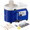 Vevor 11 in. Pottery Wheel 350-Watt Clay Spinner Wheel for Pottery with Foot Pedal and Detachable Basin - Thumbnail 1