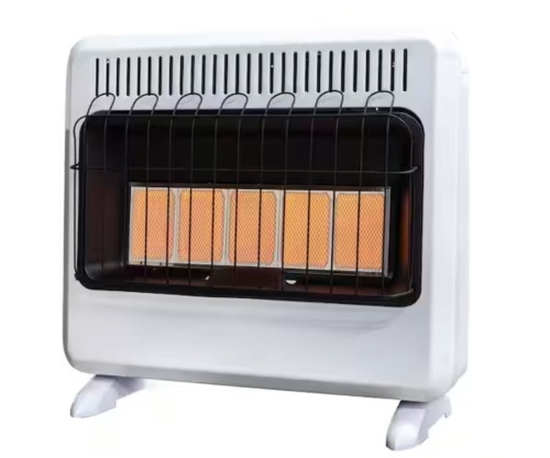 Mr. Heater 20,000 BTU Vent Free Radiant Natural Gas or Propane Dual Fuel Space Heater - Lot 78JF