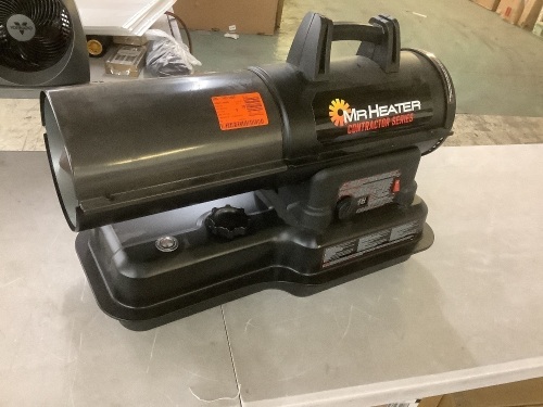 Mr. Heater Contractor Series 80,000 BTU Black Forced Air Kerosene/Diesel Outdoor Space Heater with Thermostat - Lot 912JF