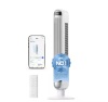 Dreo 42 in. Smart Tower Fan with Remote, 6-Speed, 12 H Timer and 90° Oscillation, Wi-Fi Voice Control in White - Thumbnail 1