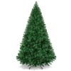7.5' Artificial Green Christmas Tree, Unlit Pine Design w/Easy Assembly - Thumbnail 1