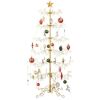 Wrought Iron Christmas Tree Ornament Display w/ Easy Assembly, Stand - 6ft - Thumbnail 1