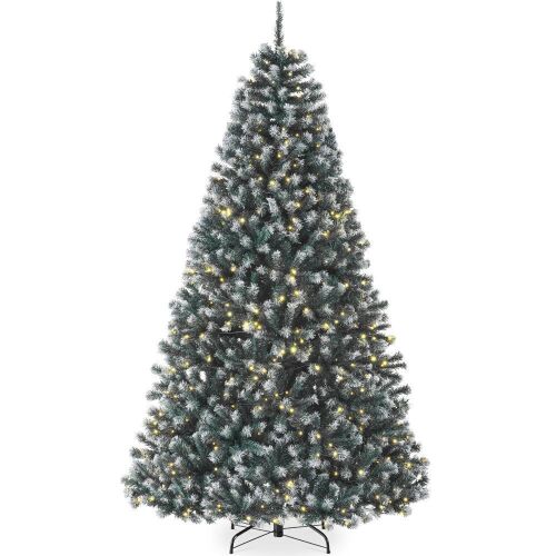 6' Pre-Lit Frosted Artificial Blue Spruce Christmas Tree, w/Easy Assembly - Lot 692