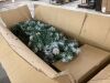 9' Pre-Lit Pre-Decorated Christmas Tree w/ Flocked Tips, Pinecones - Thumbnail 1
