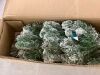 4..5' Pre-Lit Snow Flocked Artificial Pencil Christmas Tree - Thumbnail 3