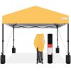 One-Person Setup Instant Pop Up Canopy w/ Case, 4 Weight Bags - 12x12ft - Thumbnail 1